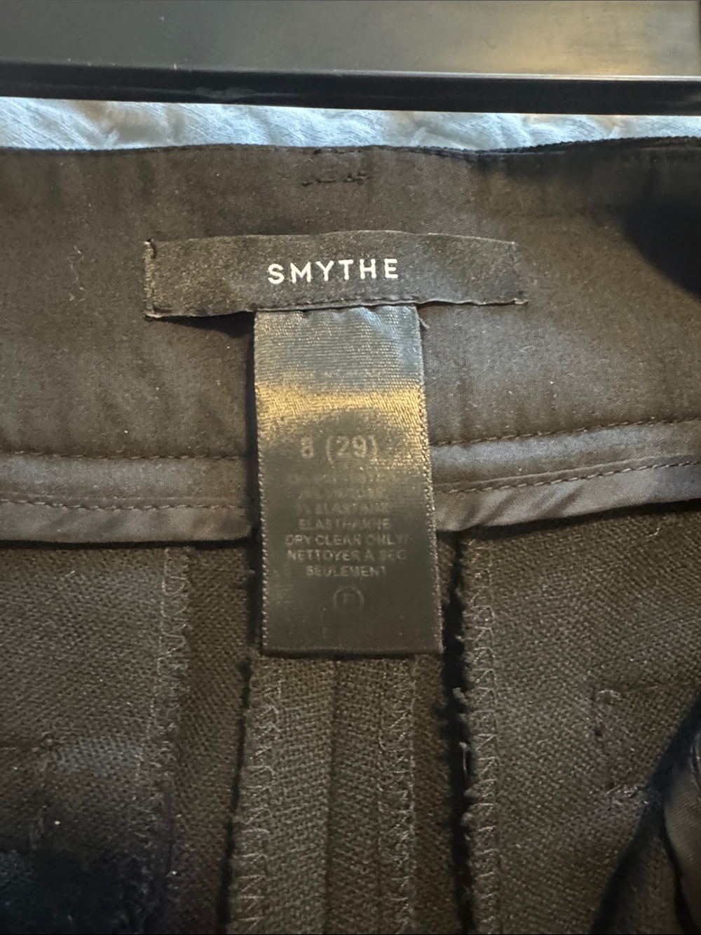 Smythe Black Women’s Cuffed Dress Trousers